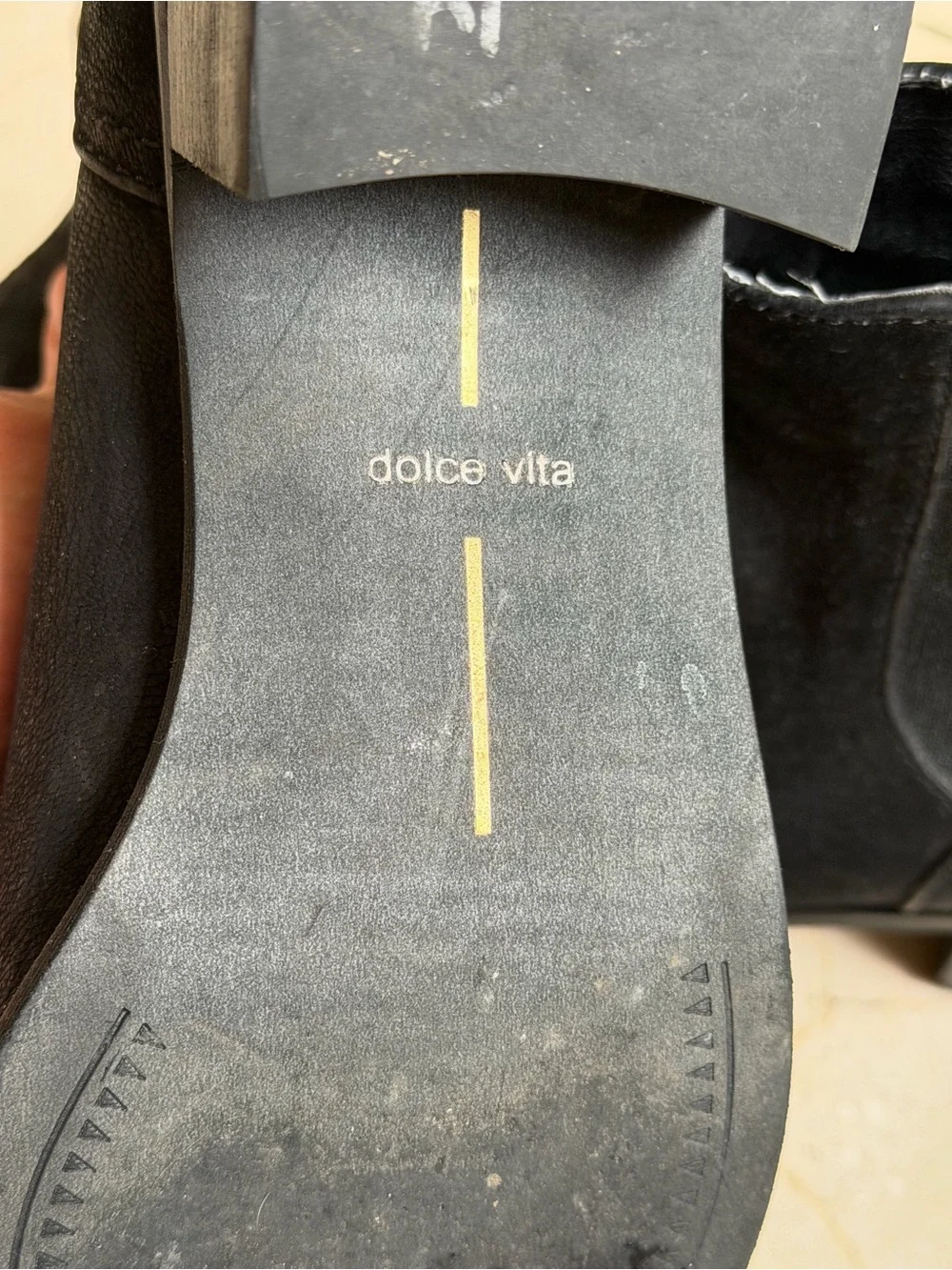 Black Leather Dolce Vita Chelsea Ankle Boots - Women's Classic Style